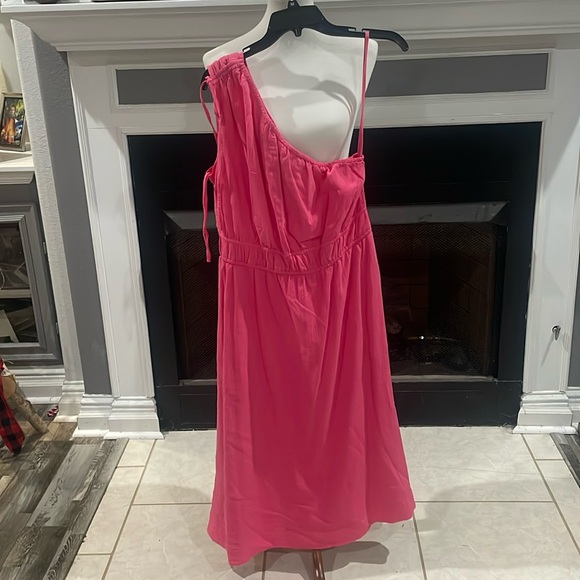 free assembly Dresses & Skirts - Pink one shoulder dress!